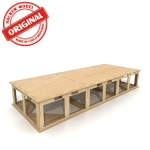 Hacker-Model HCT9801P-RTI - Basisplatte, 100 x 40 x 16 cm - Zusammengeklebt